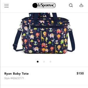 Lesportsac Ryan diaper bag